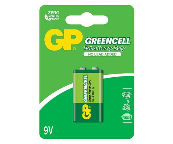 GP Greencell Carbono e Zinco 9V