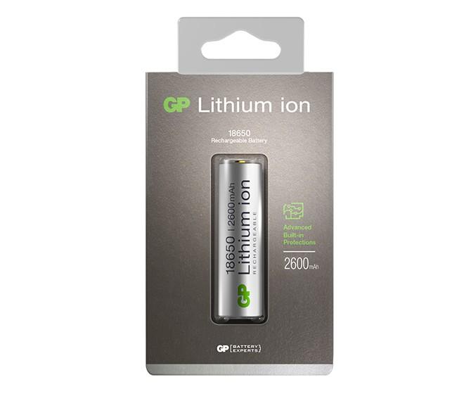 GP Carregador Recarregável de Liion 18650 2600mAh GP Batteries